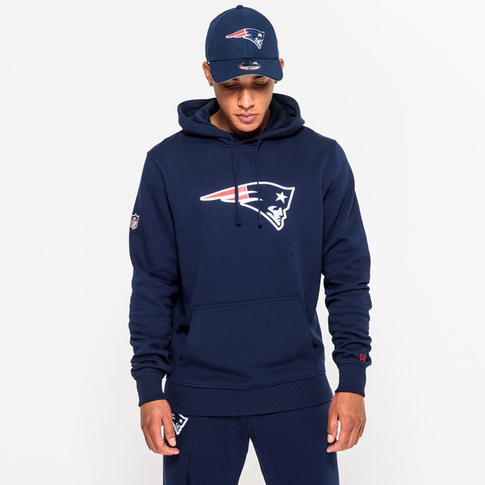 New England Patriots Team Logo Miesten Hupparit Sininen - New Era Vaatteet Finland FI-794801